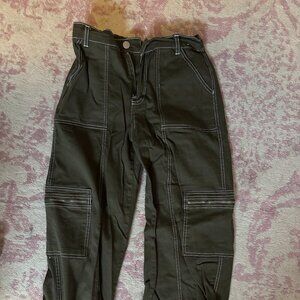 Rachel Paige green cargo pants